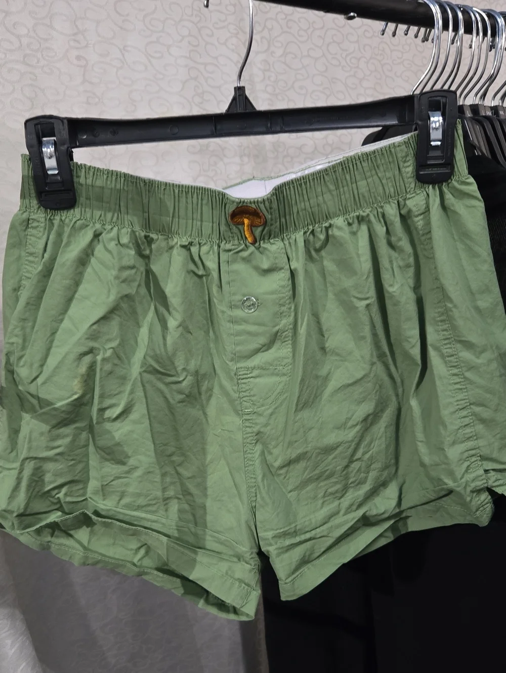 Men's Green Boxer Shorts - Lightweight Cotton